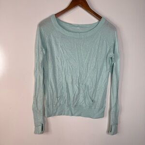 Lululemon Light Blue Long Sleeve Sweater
